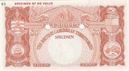 British Caribbean Territories, 5 Dollars, ... 