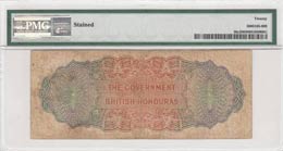 British Honduras, 5 Dollars, 1970, VF,p30c