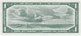 Canada, 1 Dollar, 1954, UNC,p66b, REPLACEMENT