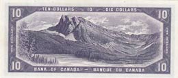 Canada, 10 Dollars, 1954, UNC,p69b, DEVIL ... 