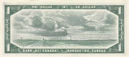 Canada, 1 Dollar, 1954, UNC,p74b, REPLACEMENT