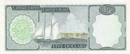 Cayman Islands, 5 Dollars, 1974, UNC,p5a