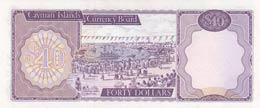 Cayman Islands, 40 Dollars, 1981, UNC,p9a, ... 