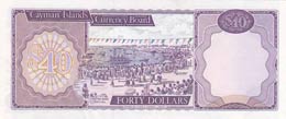 Cayman Islands, 40 Dollars, 1981, UNC,p9r, ... 