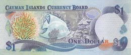 Cayman Islands, 1 Dollar, 1996, UNC,p16b