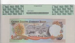 Cayman Islands, 25 Dollars, 1996, UNC,p19