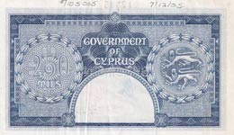 Cyprus, 250 Mils, 1956, AUNC (-),p33as, ... 