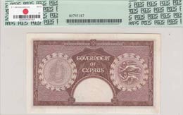 Cyprus, 1 Pound, 1955, AUNC,p35a
