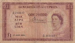 Cyprus, 1 Pound, 1955, ... 