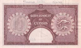 Cyprus, 1 Pound, 1956, XF (+),p35as, ... 