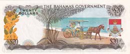 Bahamas, 20 Dollars, 1965, UNC,p23a , Very ... 