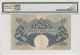 East Africa, 20 Shillings, 1958-60, VF,p39