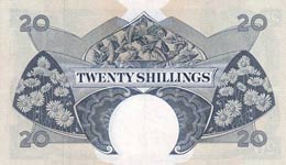 East Africa, 20  Shillings, 1958, AUNC,p39a
