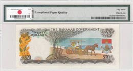 Bahamas, 20 Dollars, 1965, AUNC,p23a