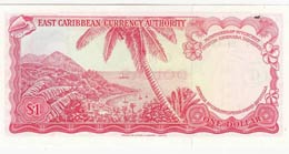 East Caribbean States, 1 Dollar, 1965, XF ... 