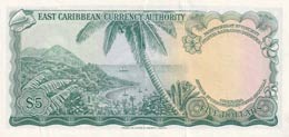 East Caribbean States, 5 Dollars, 1968, ... 