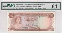 Bahamas, 50 Dollars, ... 