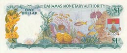 Bahamas, 1 Dollar, 1968, AUNC,p27a