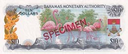 Bahamas, 10 Dollars, 1968, UNC,p30s, ... 