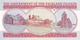 Falkland Islands, 5 Pounds, 2005, UNC,p17a