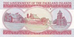 Falkland Islands, 5 Pounds, 2005, UNC,p17a
