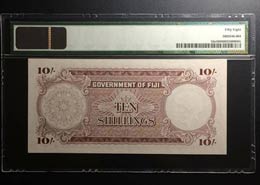 Fiji, 10 Shillings, 1965, AUNC,p52e