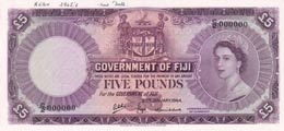 Fiji, 5 Pounds, 1964, ... 