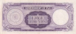 Fiji, 5 Pounds, 1967, XF,p54f