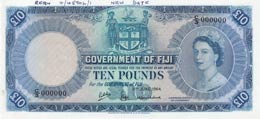Fiji, 10 Pounds, 1964, ... 