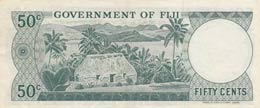 Fiji, 50 Cents, 1971, XF,p64a