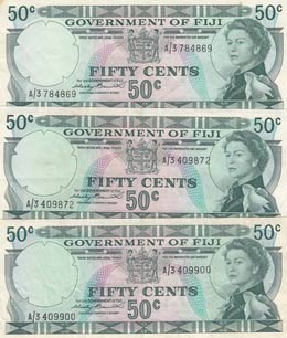 Fiji, 50 Cents, ... 