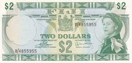 Fiji, 2 Dollars, 1974, ... 