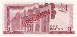 Gibraltar, 1 Pound, 1975, UNC,p20a, SPECİMEN