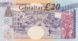Gibraltar, 20 Pounds, 2004, UNC,p31