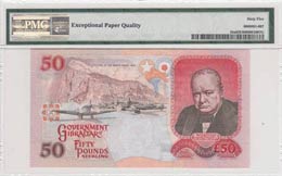 Gibraltar, 50 Pounds, 2006, UNC,p34a
