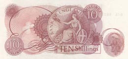 Great Britain, 10 Shillings, 1961, UNC,p373a