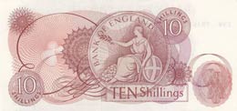 Great Britain, 10 Shillings, 1963, UNC,p373b