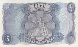 Great Britain, 5 Pounds, 1971, XF,p375c