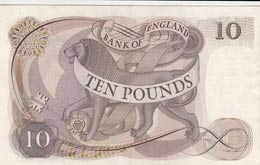 Great Britain, 10 Pounds, 1971, UNC,p376c