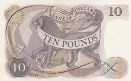 Great Britain, 10 Pounds, 1970-1975, ... 