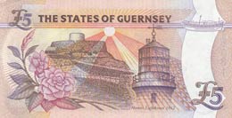 Guernsey, 5 Pounds, 1996, UNC,p56b