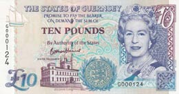 Guernsey, 10 Pounds, ... 