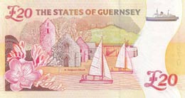 Guernsey, 20 Pounds , 1996, UNC,p58c, High ... 
