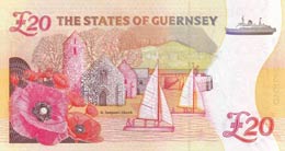 Guernsey, 20 Pounds , 2018, UNC,pNew, Low ... 