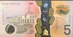 Australia, 5 Dollars, 2016, UNC, p62