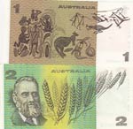 Australia, 1-2 Dollars, 1979/1985, UNC, ... 