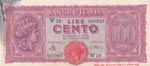 Italy, 100 Lire, 1944, ... 
