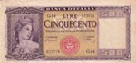 Italy, 500 Lire, 1947, ... 