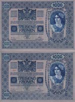 Austria, 1.000 Kronen, 1919, UNC, p59, ... 