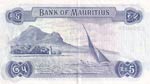 Mauritius, 5 Rupees, 1967, VF(+), p30c